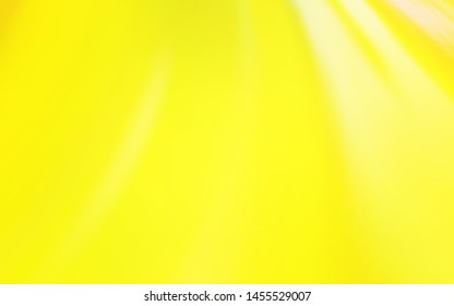 Light Yellow vector colorful blur backdrop. An elegant bright illustration with gradient. New style design for your brand book.