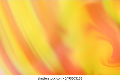 Light Yellow vector colorful blur background. New colored illustration in blur style with gradient. New design for your business.