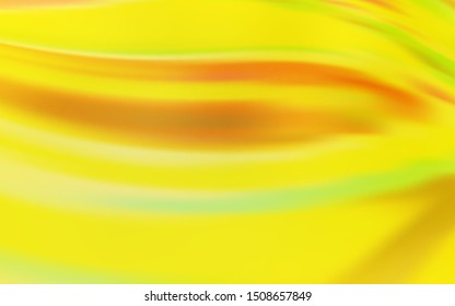 Light Yellow vector colorful blur background. Creative illustration in halftone style with gradient. New design for your business.