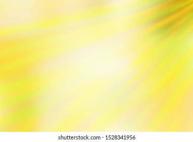 Light Yellow vector colorful blur background. Glitter abstract illustration with gradient design. Background for a cell phone.