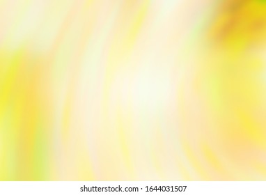 Light Yellow vector colorful blur backdrop. New colored illustration in blur style with gradient. New way of your design.