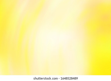 Fondo de desenfoque colorido vectorial amarillo claro. Ilustración colorida en estilo abstracto con degradado. Diseño borroso para su sitio web.