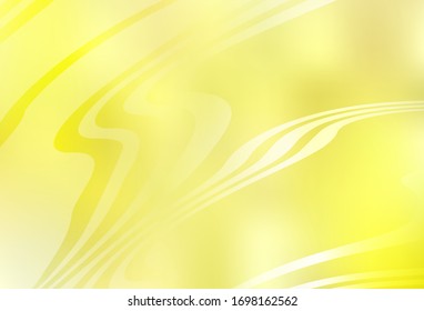 Light Yellow vector colorful blur backdrop. Modern abstract illustration with gradient. Completely new design for your business.