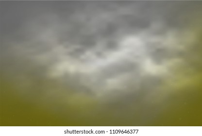 Light Yellow vector cover with astronomical stars. Glitter abstract illustration with colorful cosmic stars. Pattern for astronomy websites.
