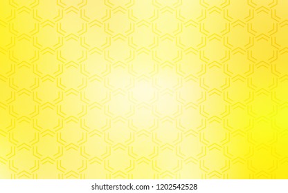 Light Yellow vector cover with stright stripes. Modern geometrical abstract illustration with Lines. Best design for your ad, poster, banner.