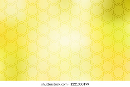Light Yellow vector cover with stright stripes. Shining colored illustration with sharp stripes. Smart design for your business advert.