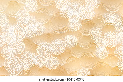 Light Yellow vector doodle blurred pattern. Colorful illustration in doodle style with flowers. Hand painted design for web, wrapping, wallpaper.
