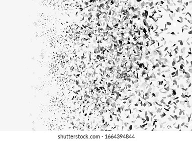 Light Yellow vector elegant pattern with leaves. Glitter abstract illustration with doodles and leaves. Doodle design for your web site.