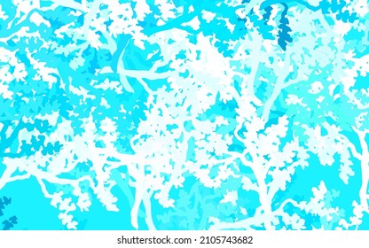 Light Yellow vector elegant wallpaper with leaves, branches. Modern abstract illustration with leaves and branches. Colorful pattern for kid's books.