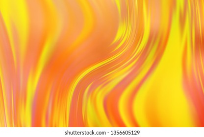 Light Yellow vector glossy abstract layout. Abstract colorful illustration with gradient. Background for designs.