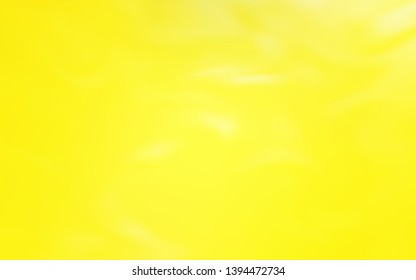 Light Yellow vector glossy abstract backdrop. Creative illustration in halftone style with gradient. Elegant background for a brand book.
