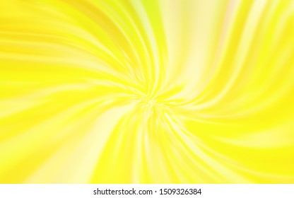 Light Yellow vector glossy abstract layout. Creative illustration in halftone style with gradient. The best blurred design for your business.
