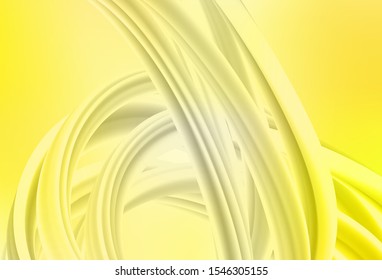 Light Yellow vector glossy abstract backdrop. New colored illustration in blur style with gradient. Background for designs.