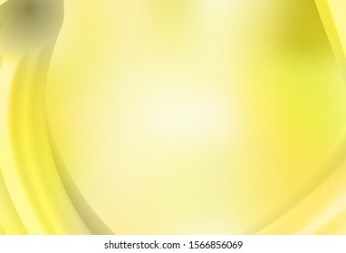 Light Yellow vector glossy abstract backdrop. A completely new colored illustration in blur style. The best blurred design for your business.