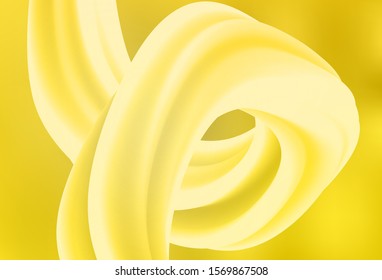 Light Yellow vector glossy abstract backdrop. Shining colorful illustration in smart style. New style design for your brand book.
