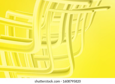 Light Yellow vector glossy abstract backdrop. New colored illustration in blur style with gradient. New style design for your brand book.