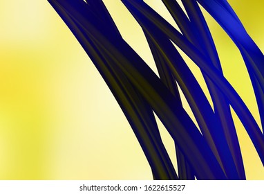 Light Yellow vector glossy abstract backdrop. Shining colorful illustration in smart style. New style for your business design.