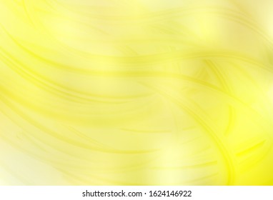 Light Yellow vector glossy abstract layout. Colorful abstract illustration with gradient. Smart design for your work.