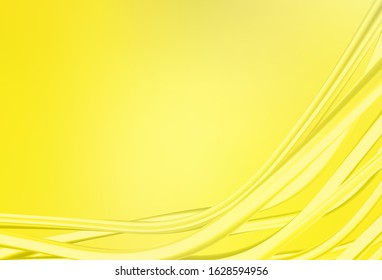 Light Yellow vector glossy abstract background. Glitter abstract illustration with gradient design. New style design for your brand book.