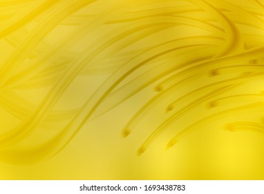 Light Yellow vector glossy abstract layout. An elegant bright illustration with gradient. Background for designs.