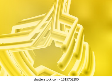 Light Yellow vector glossy abstract backdrop. Colorful illustration in abstract style with gradient. The best blurred design for your business.