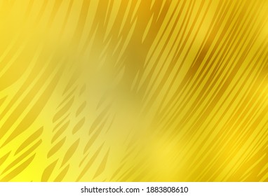 Light Yellow vector glossy abstract background. Abstract colorful illustration with gradient. New style design for your brand book.