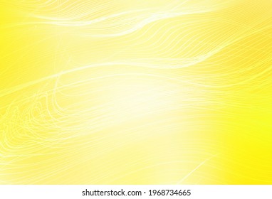Light Yellow vector glossy abstract layout. An elegant bright illustration with gradient. Background for a cell phone.