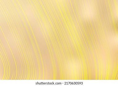 Light Yellow vector glossy abstract layout. Colorful abstract illustration with gradient. Elegant background for a brand book.