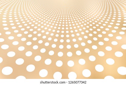 Light Yellow vector layout with circle shapes. Blurred bubbles on abstract background with colorful gradient. Pattern can be used for futuristic ad, booklets.