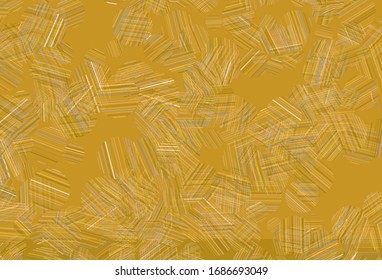 Light Yellow vector layout with circle shapes. Glitter abstract illustration with blurred drops of rain. Pattern for futuristic ad, booklets.