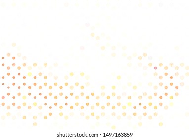 Light Yellow vector layout with curved lines. A sample with colorful lines, shapes. Brand new design for your ads, poster, banner.