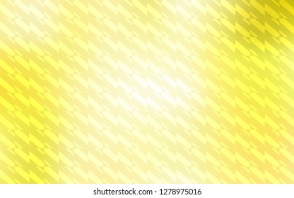 Light Yellow vector layout with flat lines. Shining colored illustration with sharp stripes. Best design for your ad, poster, banner.