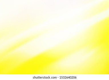 Light Yellow vector layout with flat lines. Colorful shining illustration with lines on abstract template. Best design for your ad, poster, banner.