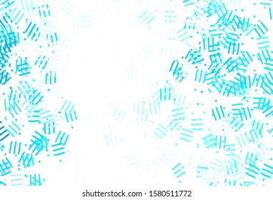 Light Yellow vector layout with flat lines, dots. Shining colored illustration with sharp stripes. Template for your beautiful backgrounds.