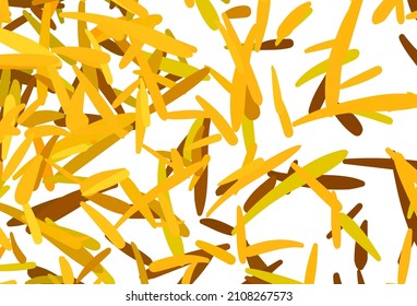 Light Yellow vector layout with flat lines. Lines on blurred abstract background with gradient. Pattern for your busines websites.