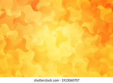 Light Yellow vector low poly layout. Colorful illustration in abstract style with triangles. Pattern for a brand book's backdrop.