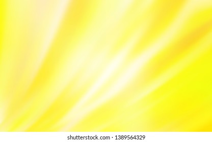 Light Yellow vector modern elegant background. A completely new colored illustration in blur style. Blurred design for your web site.