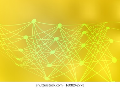 Light Yellow vector modern elegant background. New colored illustration in blur style with gradient. New way of your design.