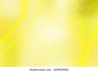 Light Yellow vector modern elegant background. Glitter abstract illustration with gradient design. Blurred design for your web site.