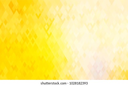 Light Yellow vector modern geometrical background. Abstract template. Geometric pattern in square style with gradient.