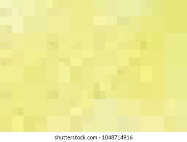 Light Yellow vector modern geometrical abstract background. Texture template. Geometric pattern in Origami style with gradient. 