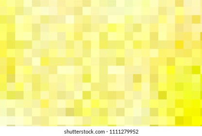 Light Yellow vector modern geometrical background. Abstract template. Geometric pattern in square style with gradient.