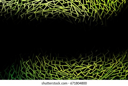 Light YELLOW vector modern geometrical background. Abstract template. Geometric pattern in square style with gradient.