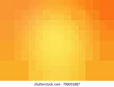 Light Yellow vector modern geometrical abstract background. Texture template. Geometric pattern in Origami style with gradient. 