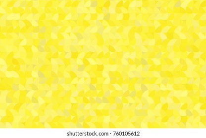 Light Yellow vector modern geometrical circle abstract background. Dotted texture template. Geometric pattern in halftone style with gradient. 