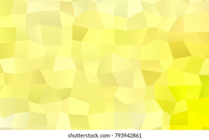 Light Yellow vector modern geometrical background. Abstract template. Geometric pattern in square style with gradient.