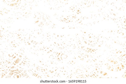 Patrón abstracto natural vectorial amarillo claro. Una vaga ilustración abstracta con rosas al estilo de los doodles. Diseño pintado a mano para telas, volantes, textiles.