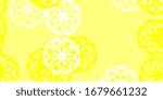Light Yellow vector natural backdrop with flowers. Simple colored illustration with abstarct flowers. Pattern for website designs.