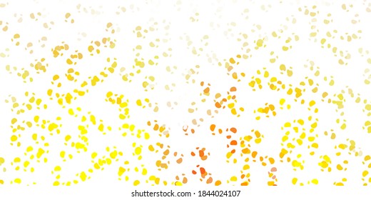 Light yellow vector pattern with abstract shapes. Colorful abstract forms with gradient in simple style. Simple illustration for your web site.