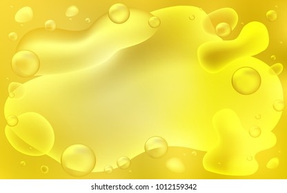 Light Yellow vector pattern with lamp shapes. Glitter abstract illustration with wry lines. Textured wave pattern for backgrounds.